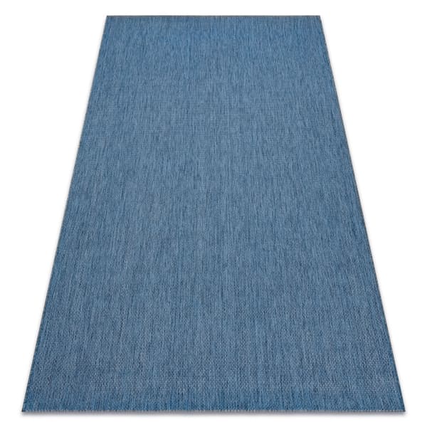 Matta FLAT 48663/330 SISAL - blå PLAIN , 80x150 cm