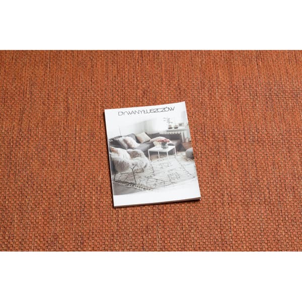 Sisaltæppe SISAL FLAT 48663/120 terracotta GLAT, 160x230 cm