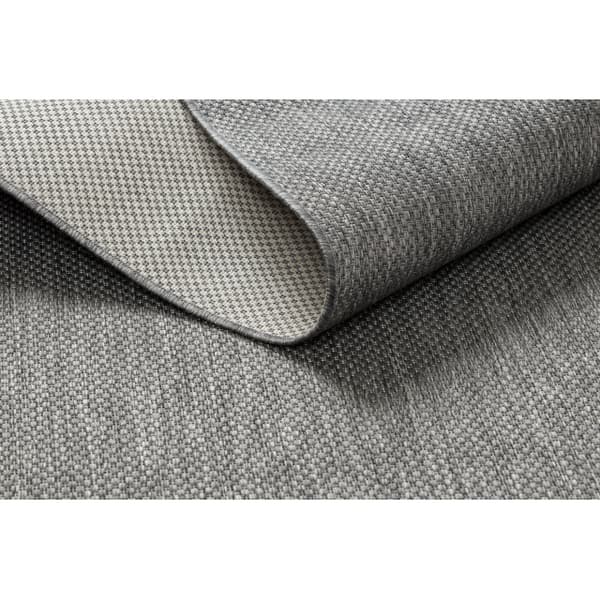 Matta FLAT 48663/920 SISAL - antracit PLAIN , 120x170 cm