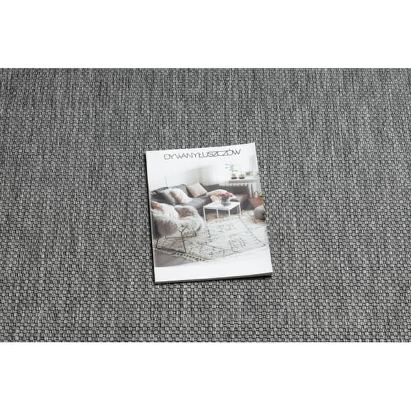 Matta FLAT 48663/920 SISAL - antracit PLAIN , 120x170 cm