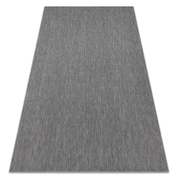 Sisaltæppe SISAL FLAT 48663/920 antracit GLAT, 140x200 cm