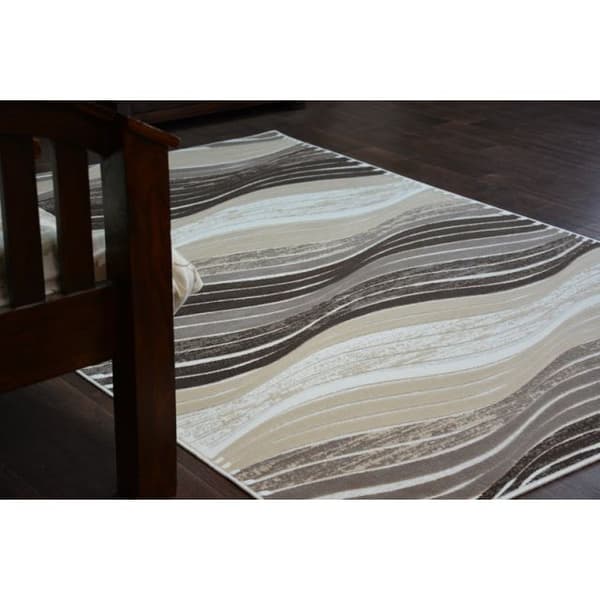 Matta ACRYLIC YAZZ 1760 Brun/D.beige, 80x150 cm