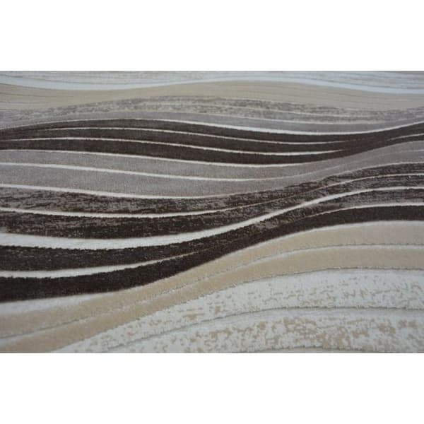 Matta ACRYLIC YAZZ 1760 Brun/D.beige, 80x150 cm