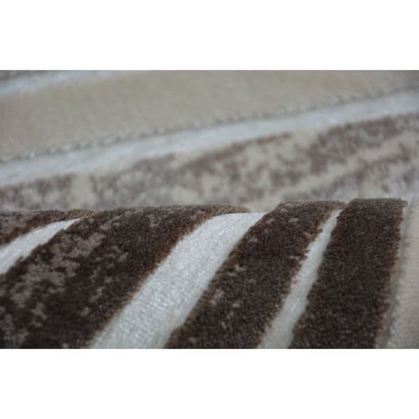 Matta ACRYLIC YAZZ 1760 Brun/D.beige, 80x150 cm