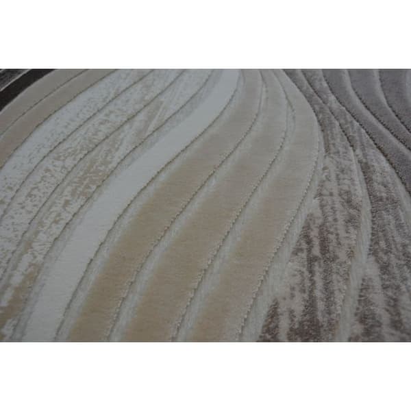 Matta ACRYLIC YAZZ 1760 Brun/D.beige, 80x150 cm