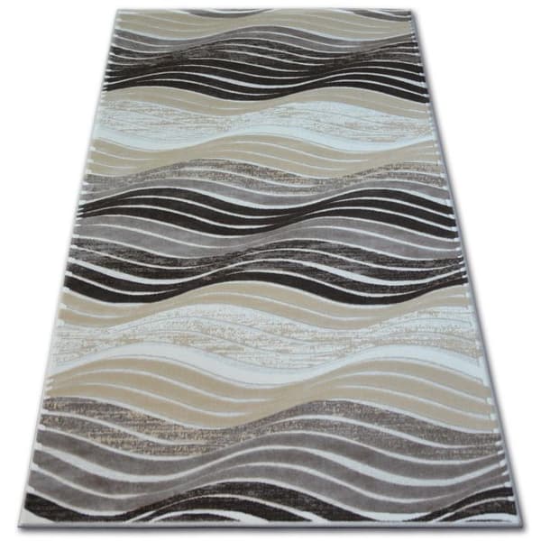 Matta ACRYLIC YAZZ 1760 Brun/D.beige, 80x150 cm