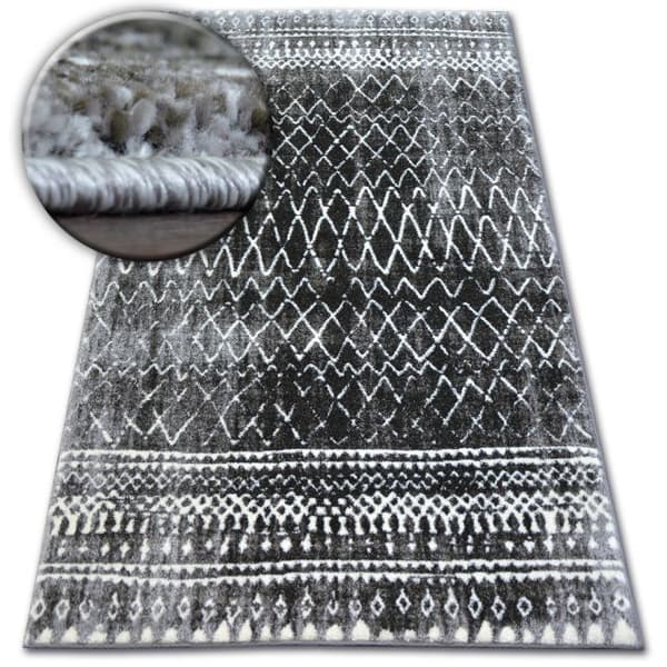 Matta SHADOW 9890 vizon / svart, 120x170 cm