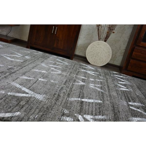 Matta SHADOW 9529 vizon / vit, 180x270 cm