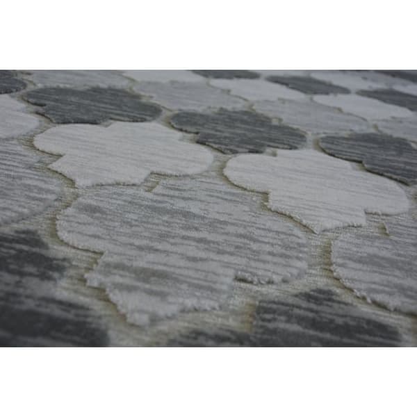 Matta ACRYLIC YAZZ 3766 Grey Trellis, 133x190 cm