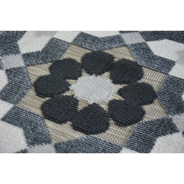 Matta LISBOA 27206/356 Flowers Grey, 80x150 cm