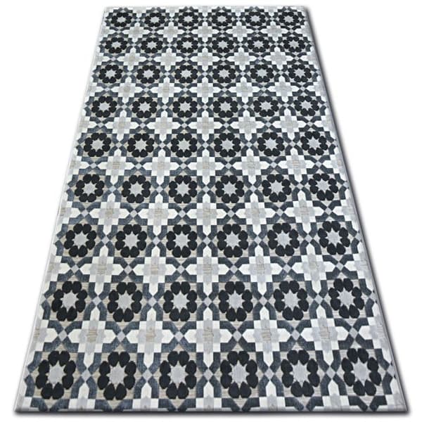 Matta LISBOA 27206/356 Flowers Grey, 80x150 cm