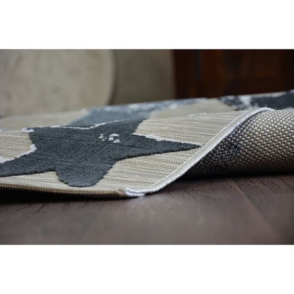 Matta LISBOA 27219/956 Stars Black, 160x230 cm