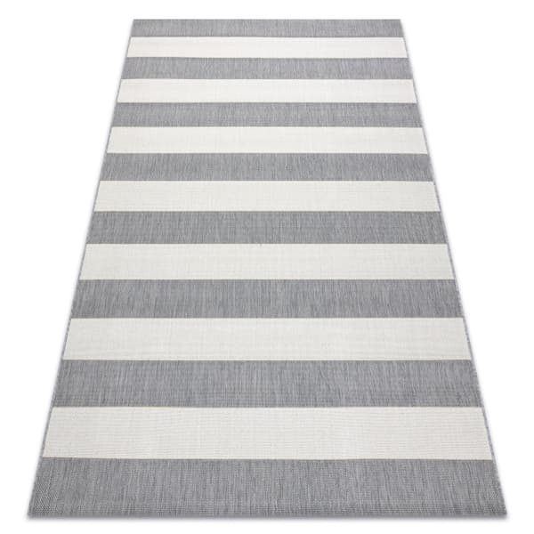 Matta FLAT 48644/637 SISAL - stripes, 120x170 cm