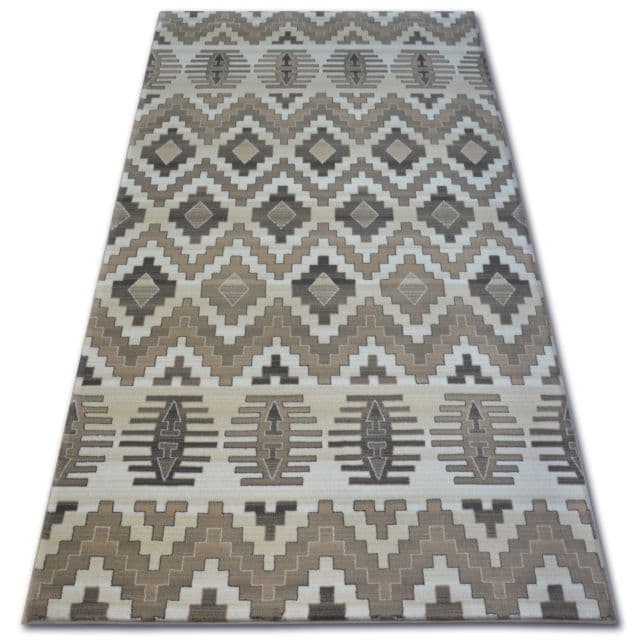 Matta ARGENT - W4809 Ruter Beige, 133x190 cm