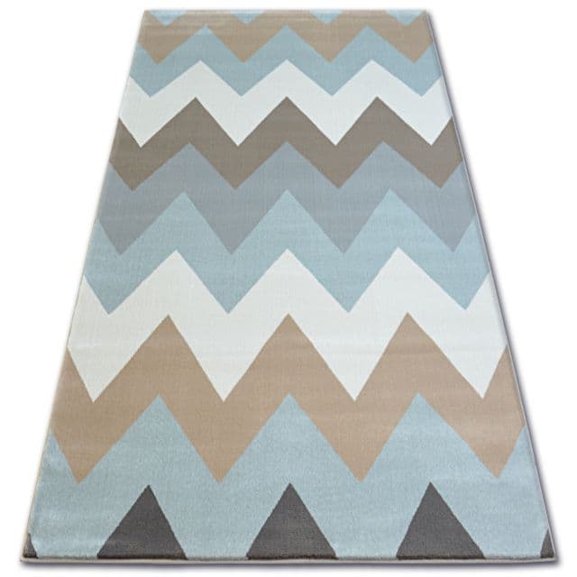 Matta ARGENT - W4936 Zigzag Blå, 240x330 cm