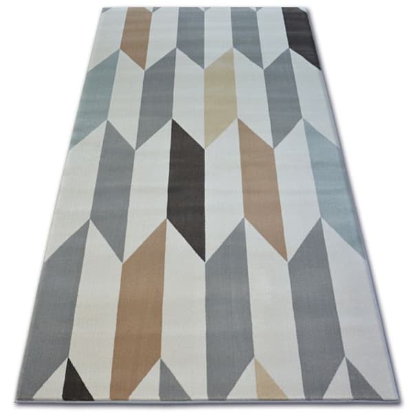 Matta ARGENT - W4937 Ruter Grädde, 160x220 cm