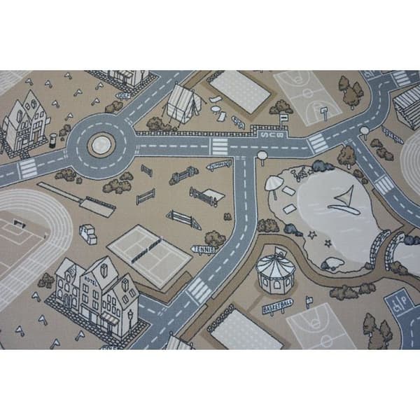 MATTO - MATTON liukastumisenesto lapsille STREET beige, 100x350 cm
