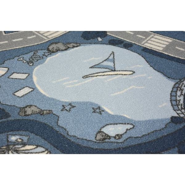 MATTO - MATTON liukastumisenesto lapsille STREET sininen, 150x450 cm