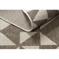 Miniatyrbild 5 av 5: MATTA SIZAL FLOORLUX 20489 champagne / taupe TRIANGLER, 80x150 cm