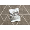 Miniatyrbild 3 av 5: MATTA SIZAL FLOORLUX 20508 taupe / champagne TRIANGLER, 60x110 cm