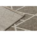 Miniatyrbild 4 av 5: MATTA SIZAL FLOORLUX 20508 taupe / champagne TRIANGLER, 60x110 cm