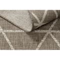 Miniatyrbild 5 av 5: MATTA SIZAL FLOORLUX 20508 taupe / champagne TRIANGLER, 60x110 cm