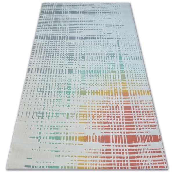 Matta SCANDI 18216/063 - stripes checkeröd, 120x170 cm