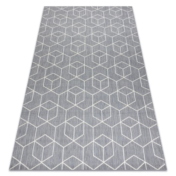 Matta FLAT 48655/637 SISAL - 3d kub, 120x170 cm