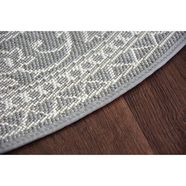 Matta runda FLAT 48691/637 SISAL - stained glass, cirkel 120 cm