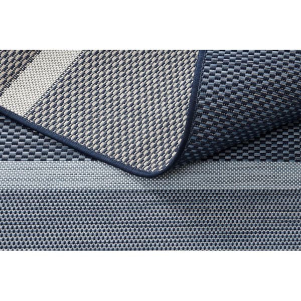 Matta COLOR 47011/309 SISAL Bälten Blå, 80x150 cm