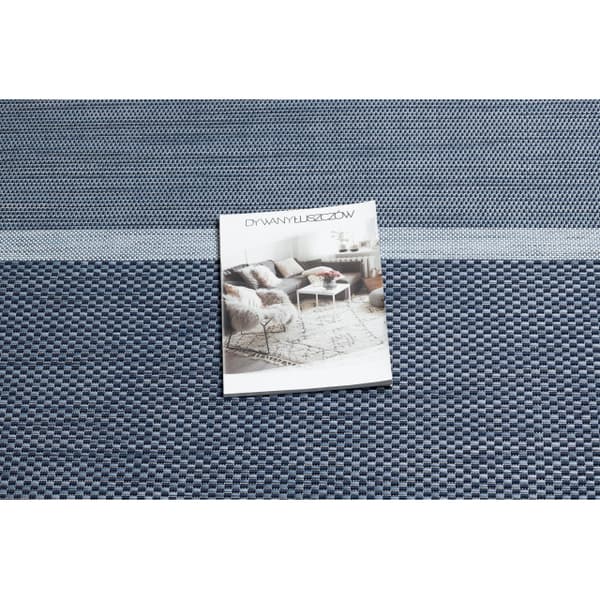Sisaltæppe SISAL COLOR 47011/309 Bælter blå, 120x170 cm