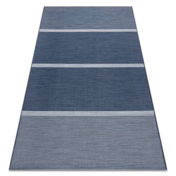 Sisaltæppe SISAL COLOR 47011/309 Bælter blå, 120x170 cm