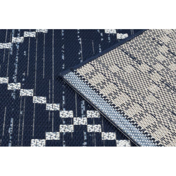 Sisaltæppe SISAL COLOR 47268/309 Roma Firkanter blå, 60x110 cm