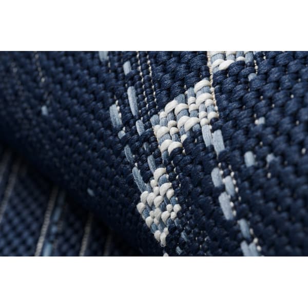 Sisaltæppe SISAL COLOR 47268/309 Roma Firkanter blå, 200x290 cm