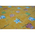 Pikkukuva 3 / 5: Matto lapsille OWLS keltainen Pöllöt, 100x200 cm