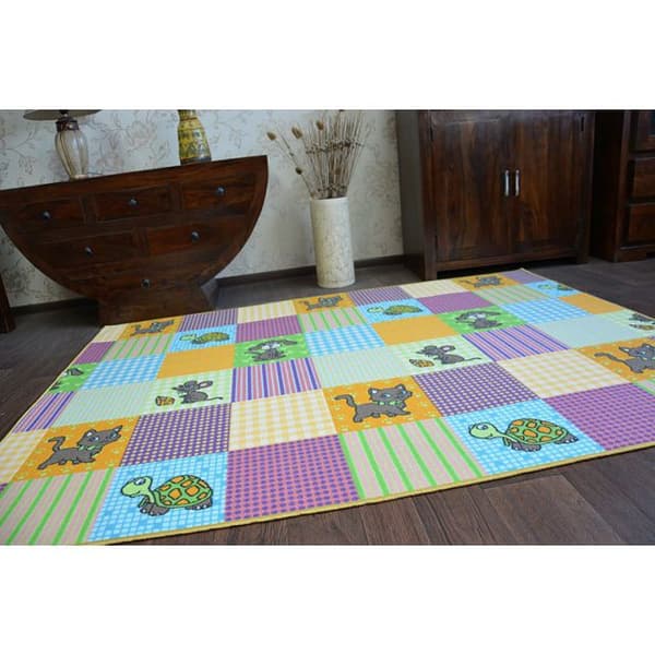 Matto lapsille PETS eläimet eläimet, 150x350 cm