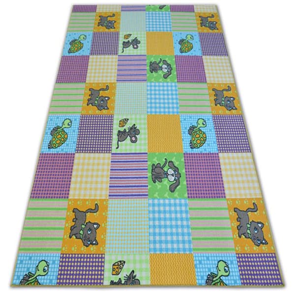 Matto lapsille PETS eläimet eläimet, 150x350 cm