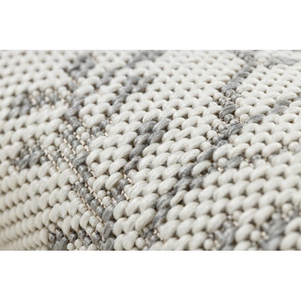 Sisaltæppe SISAL FLAT 48774/367 Blade Fugle fløde grå, 140x200 cm