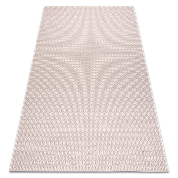 Matta FLAT 48603/526  Eyelets - grädde rosa, 200x290 cm