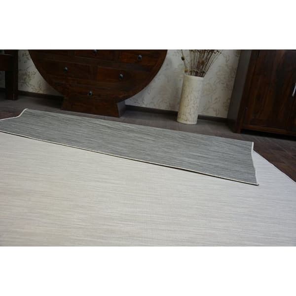 Sisaltæppe dobbeltsidet SISAL DOUBLE 29201/095 kedelig grå/beige melange, 160x230 cm