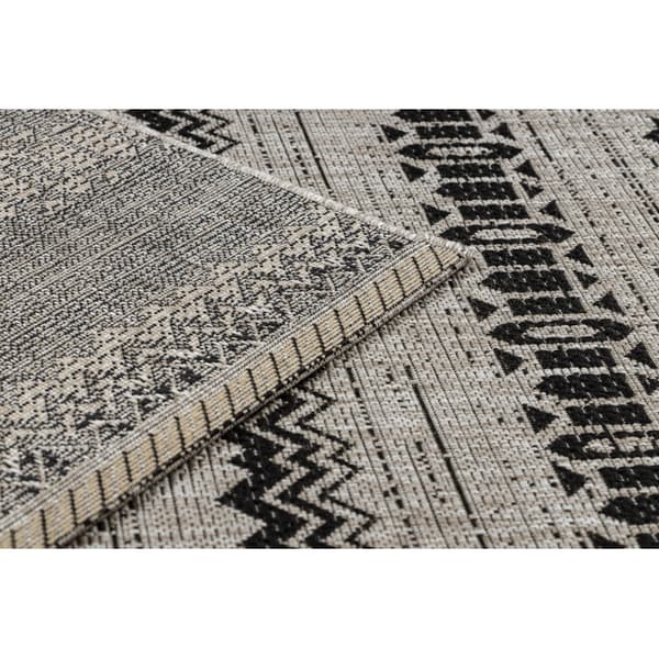 MATTA SIZAL FLOORLUX 20510 silver / svart, 60x110 cm