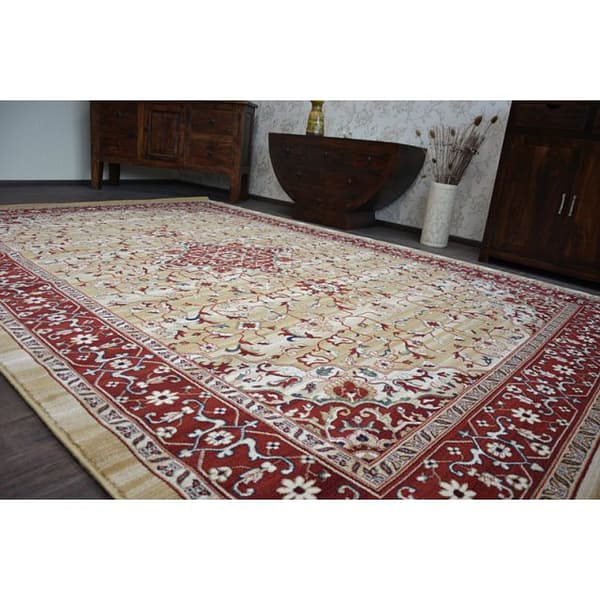 Tæppe Wełniany VERA W1087 Camelhair / terra WEŁNA, 160x235 cm