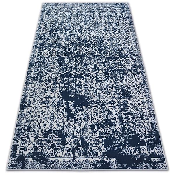 Matta SENSE Micro 81260 VINTAGE vit/marin, 120x170 cm