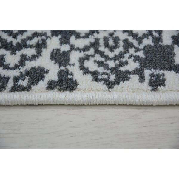 Matta SENSE Micro 81260 VINTAGE vit/antracit, 200x290 cm