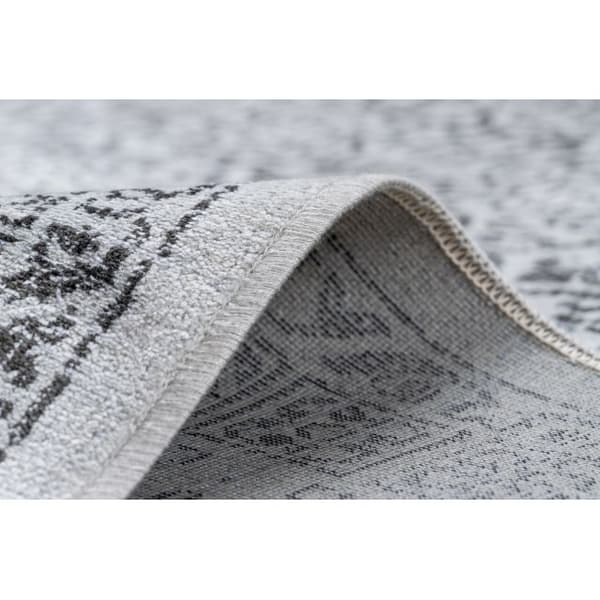 Matta NOBIS 84302 silver/antracit - Ram, 185x275 cm
