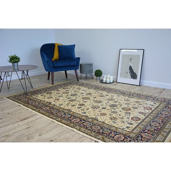 Matto WINDSOR 22933 jacquard väri norsunluu - Kehys Kukat, 160x230 cm