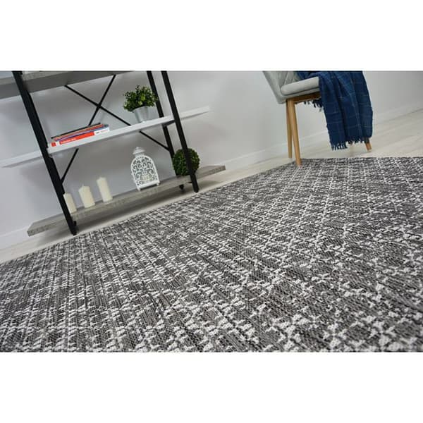 Matta SISAL LOFT 21145 BOHO ivory/silver/grå, 80x150 cm