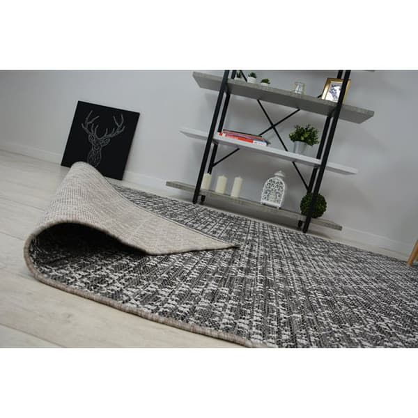 Sisaltæppe SISAL LOFT 21145 BOHO elfenben/sølv/grå, 160x230 cm