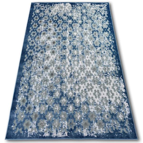 Matta ACRYLIC YAZZ 7006 ORIENT grå / blå / ivory, 133x190 cm