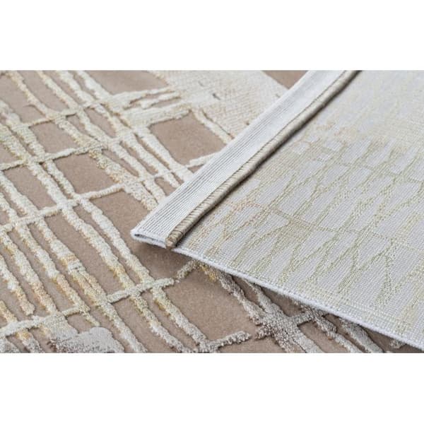 Tæppe ACRYL VALENCIA 5032 KORA beige / gul, 80x150 cm